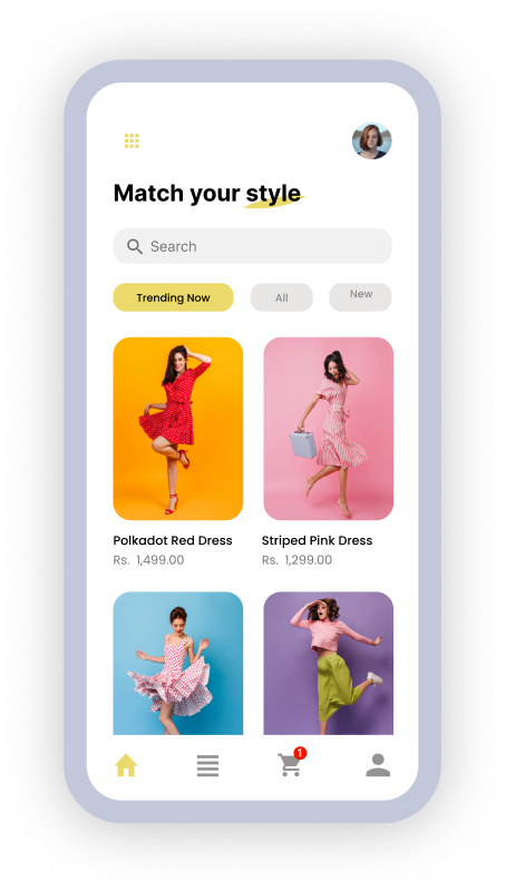 Mobile app preview
